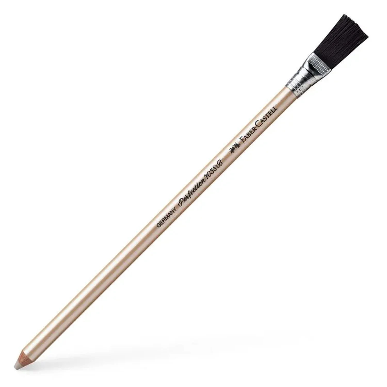 [185800] Goma de Borrar Lápiz con Cepillo Perfection 7058/B Faber-Castell