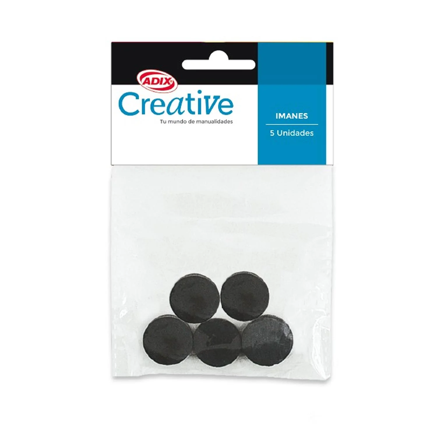 Imán Redondo Magnetico Adix de 2cm 5ud