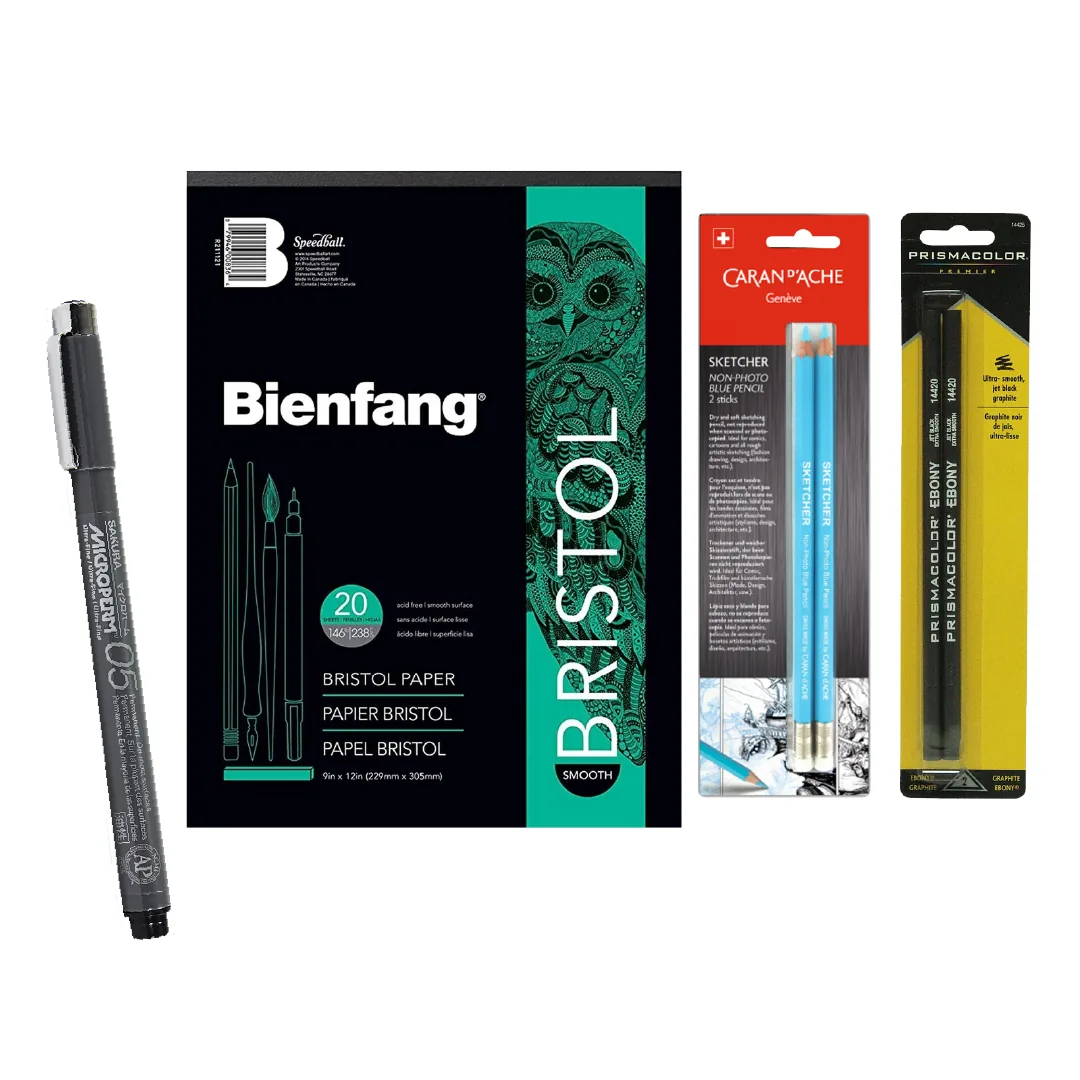 [PROMO04] Kit Boceto en Color + Papel Bristol Ultra Liso