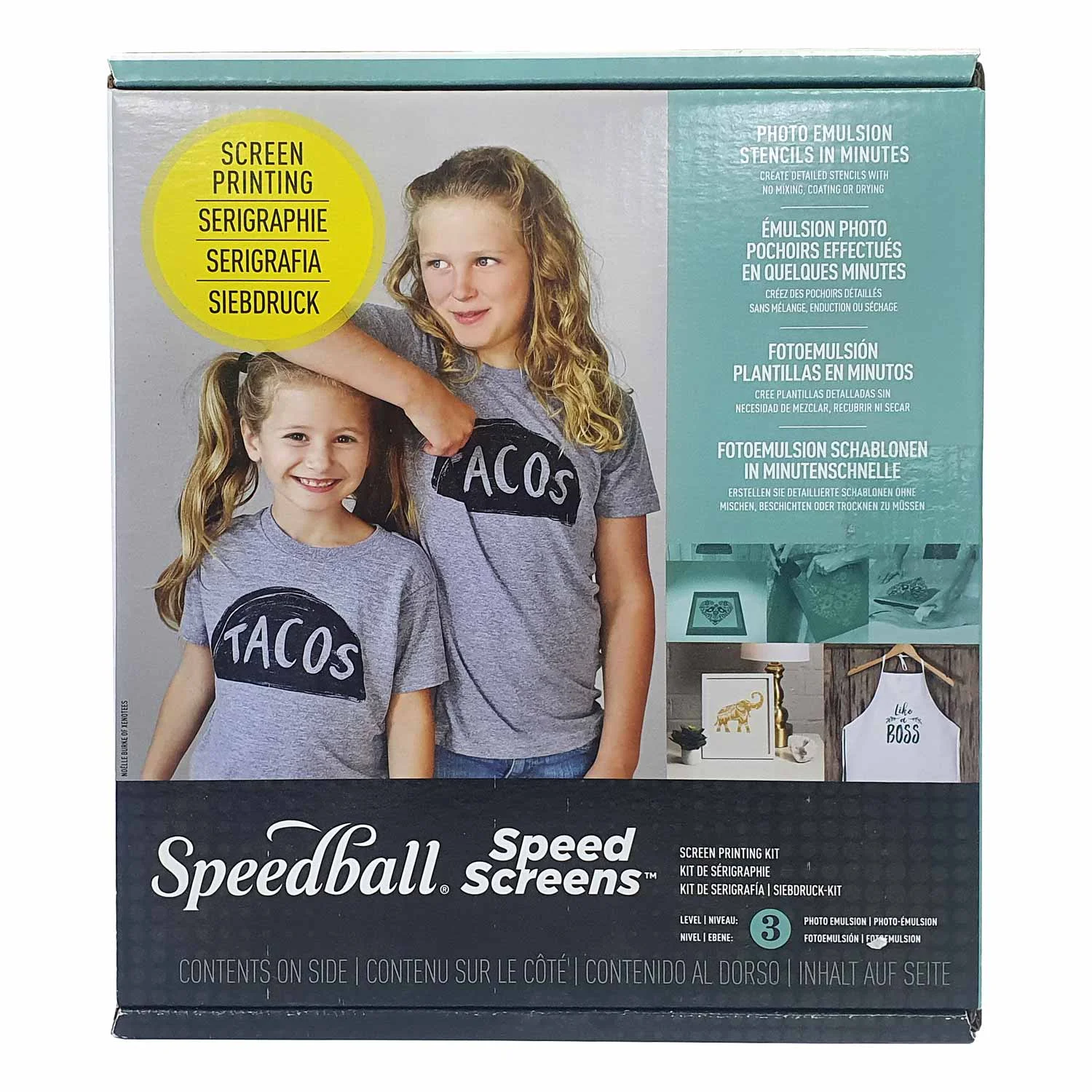 Kit de Serigrafía Speed Screens Todo en uno Speedball