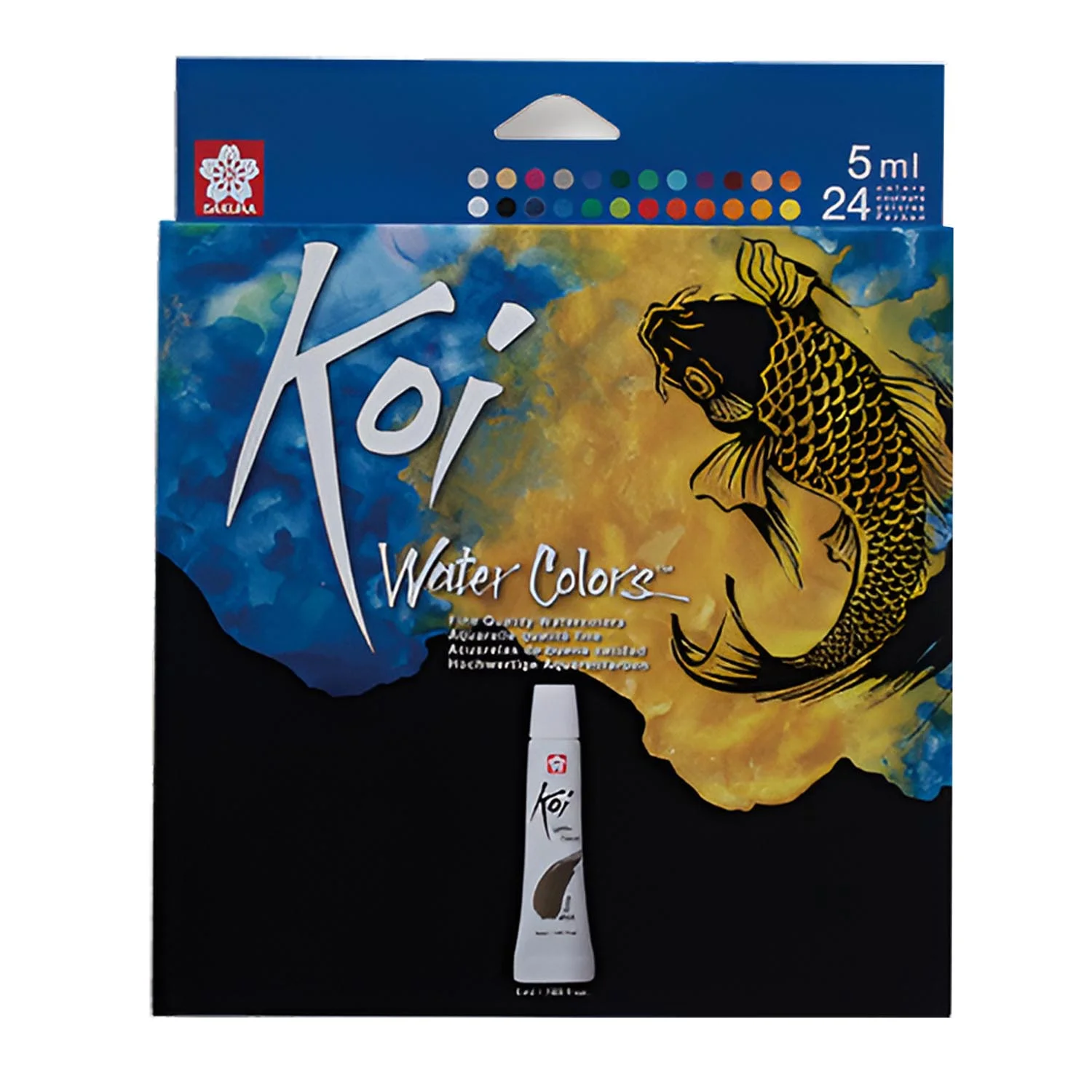 [XMW5L-24] Acuarela en Tubo Koi Water Sakura 24 Colores 5ml