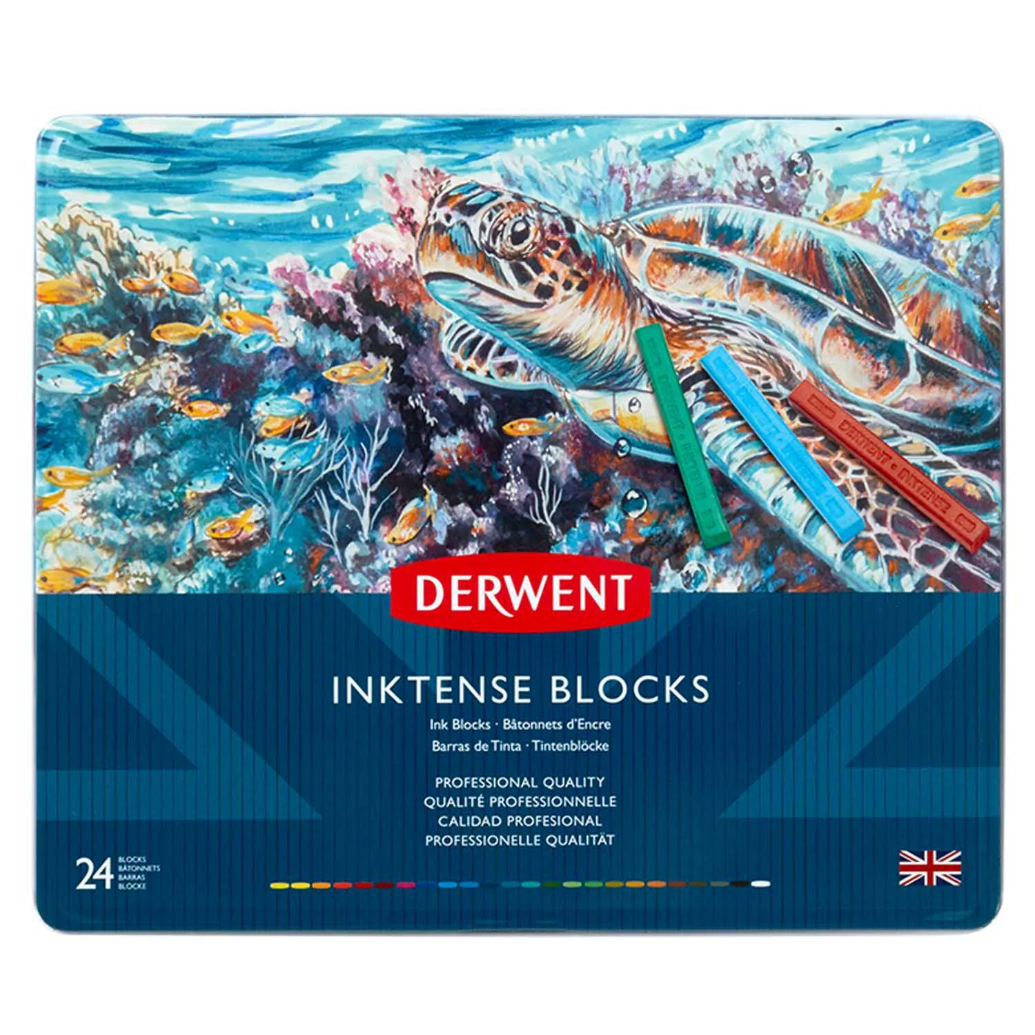 Barras Acuarelables Derwent Inktense 24 Colores