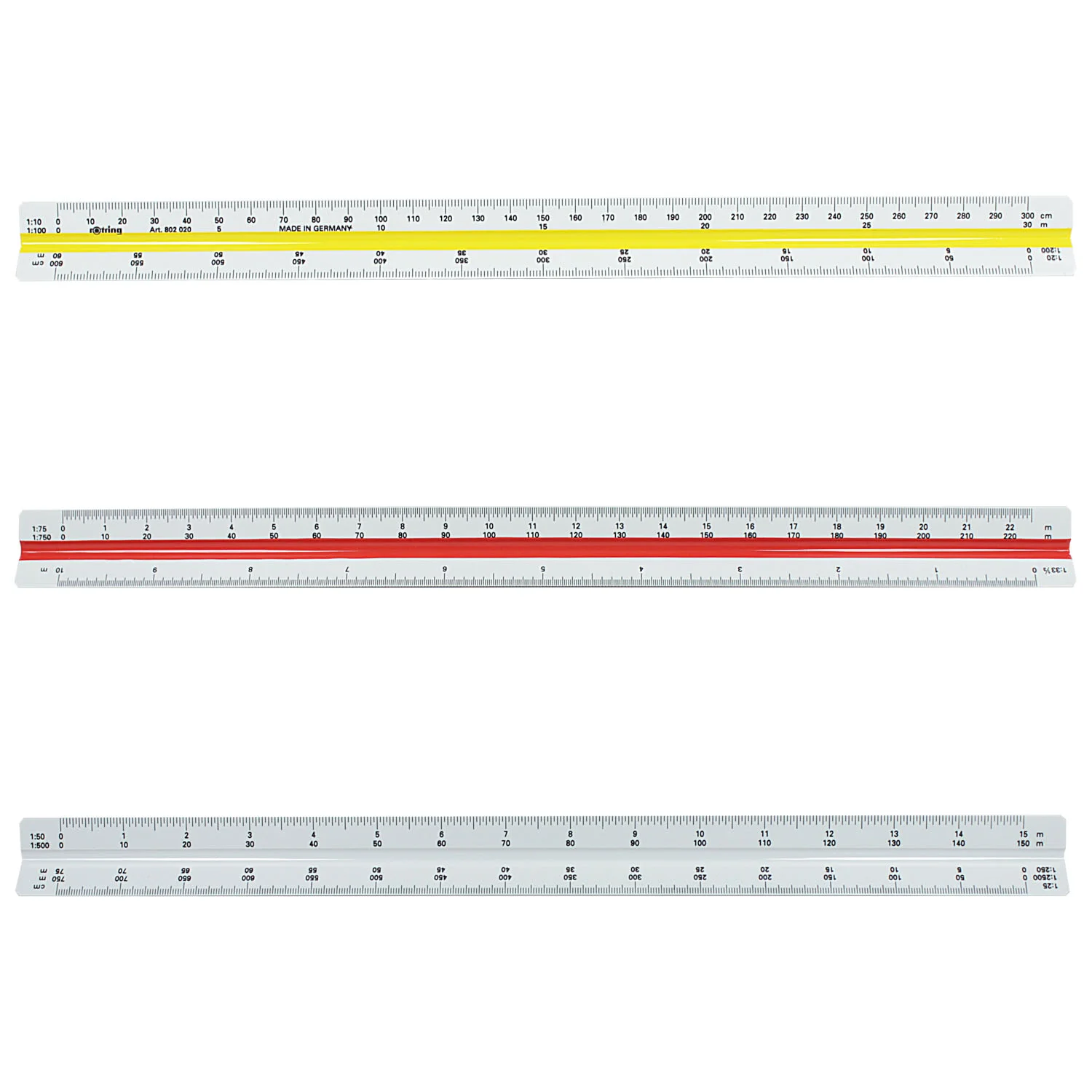 Escalímetro Rotring Plástico Triangular 30cm