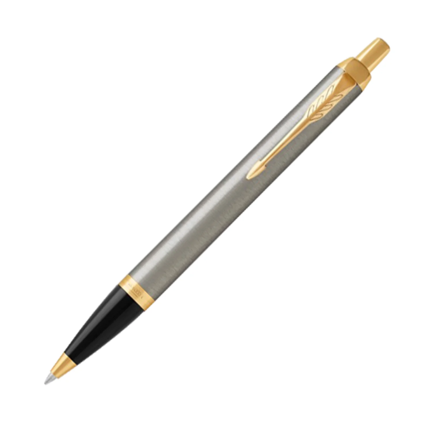 Bolígrafo IM Parker Metal Cepillo de Oro