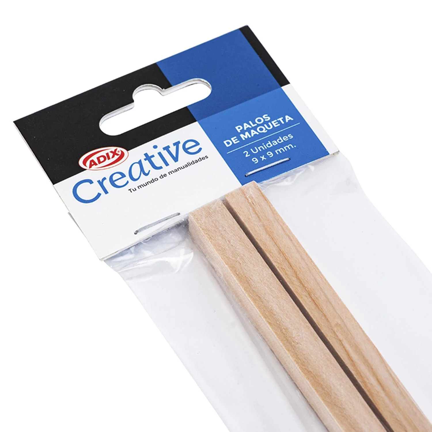[C609028] Palos de Maqueta Adix Creative 50 cm 9x9 2uds.