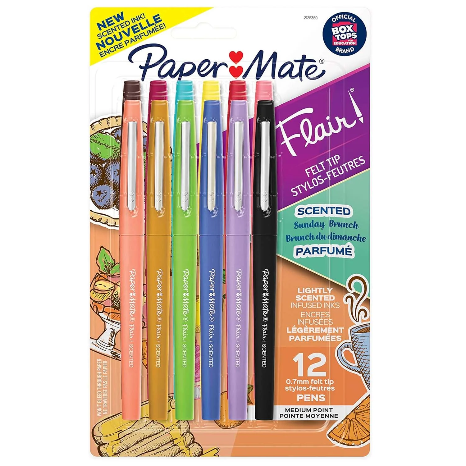 Bolígrafos Flair Paper Mate Con Aromas 12 colores surtidos