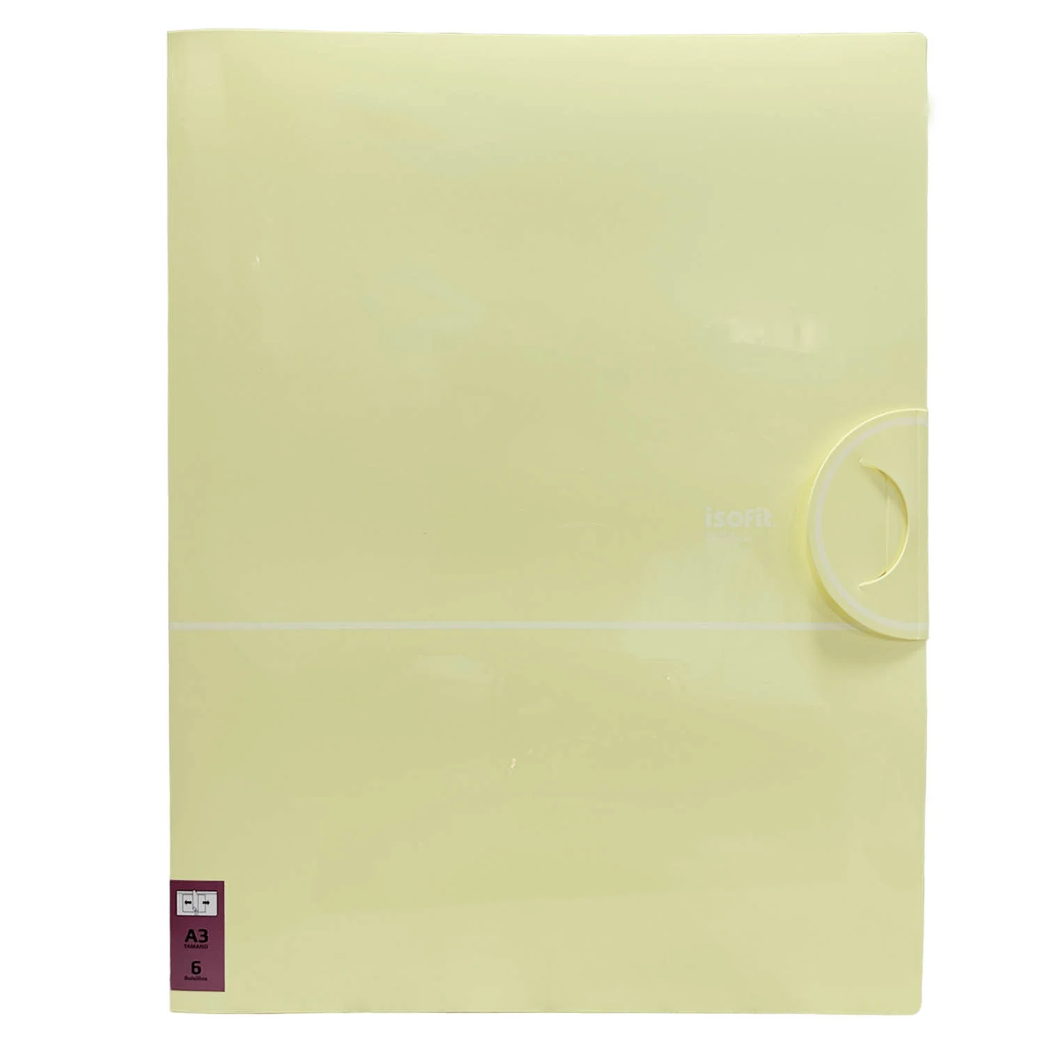 Carpeta Para Reportes Isofit Con 6 Compartimientos A3