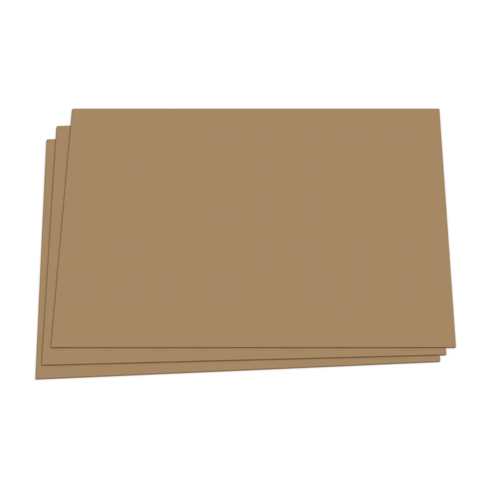 Cartón Madera Nacional Color Kraft 700gr Medio Pliego 55x77cm