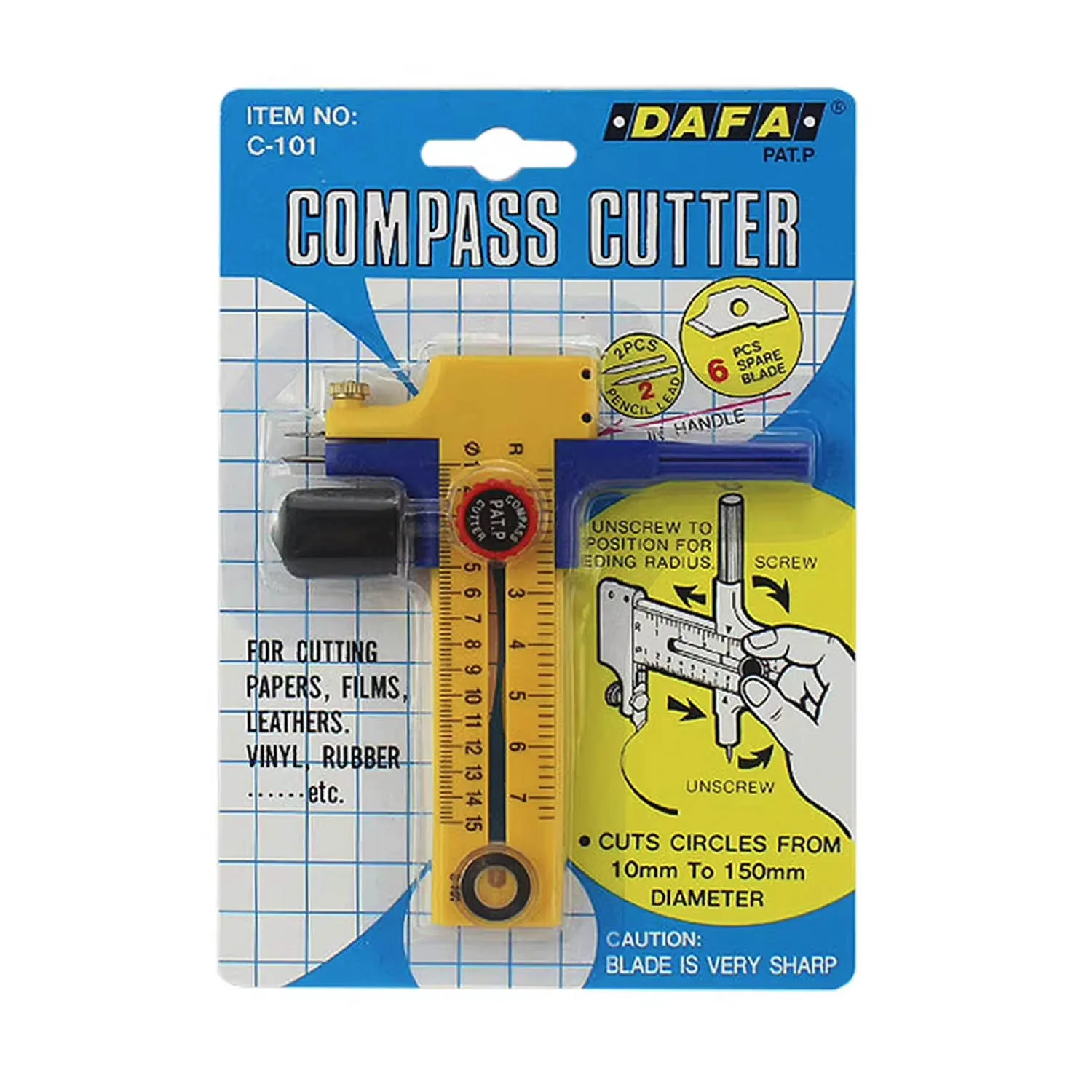 [4715219567645] Compás de Corte 15 cm ø C-101