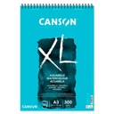 Croquera Canson XL Aquarelle 300gr 30 hjs A3 (29.7x42cm)