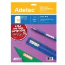 Etiquetas Autoadhesivas para Impresión Adetec Escolar 5 hjs