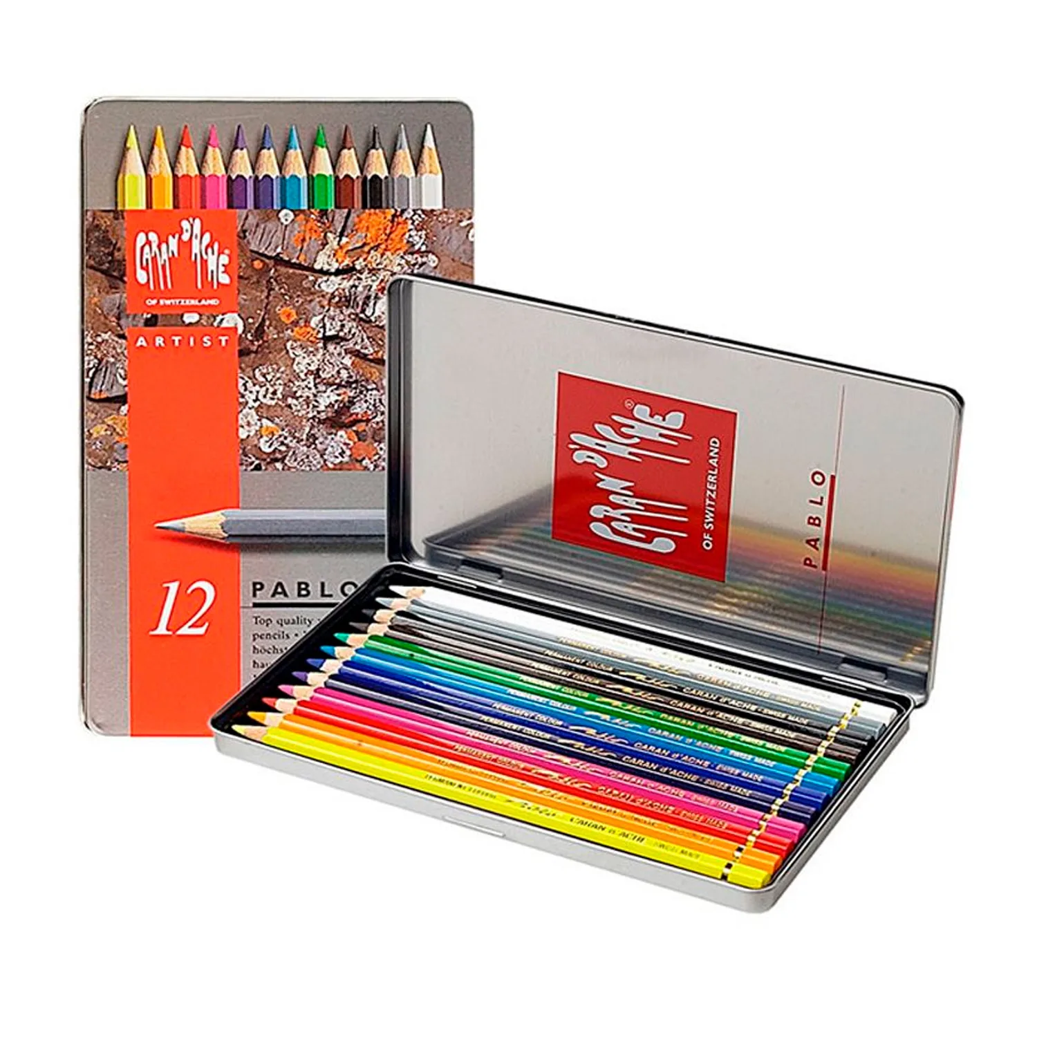 [CA666312] Lápices de Colores Pablo Caran d'Ache (12 Colores)