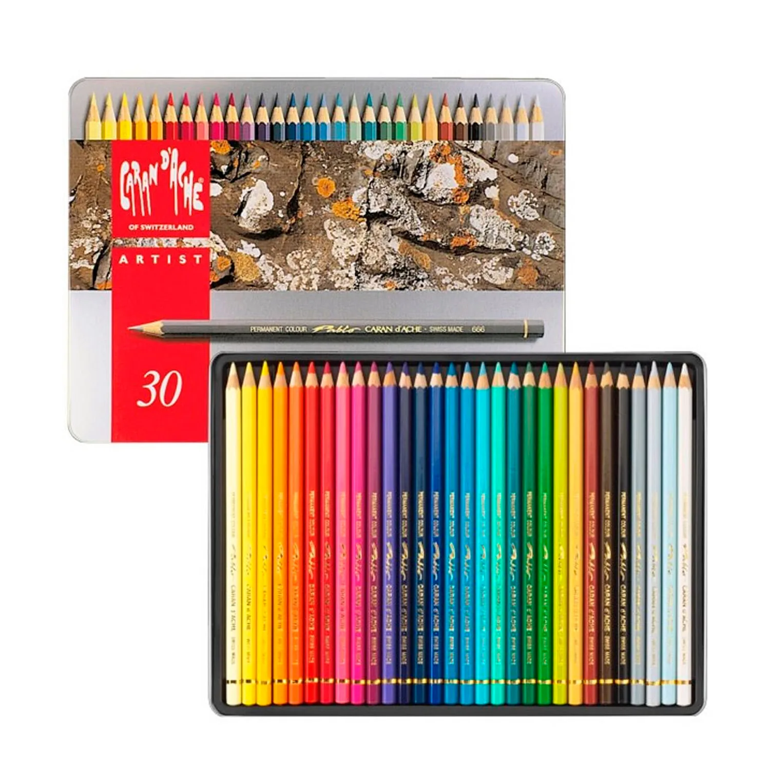 Lápices de Colores Pablo Caran d'Ache (30 Colores)