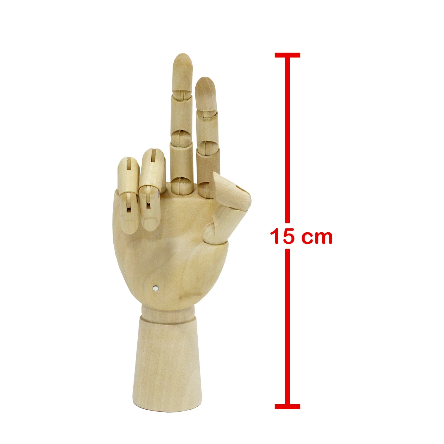Mano Articulada de Madera 15 cm Arquipunto (Derecha)