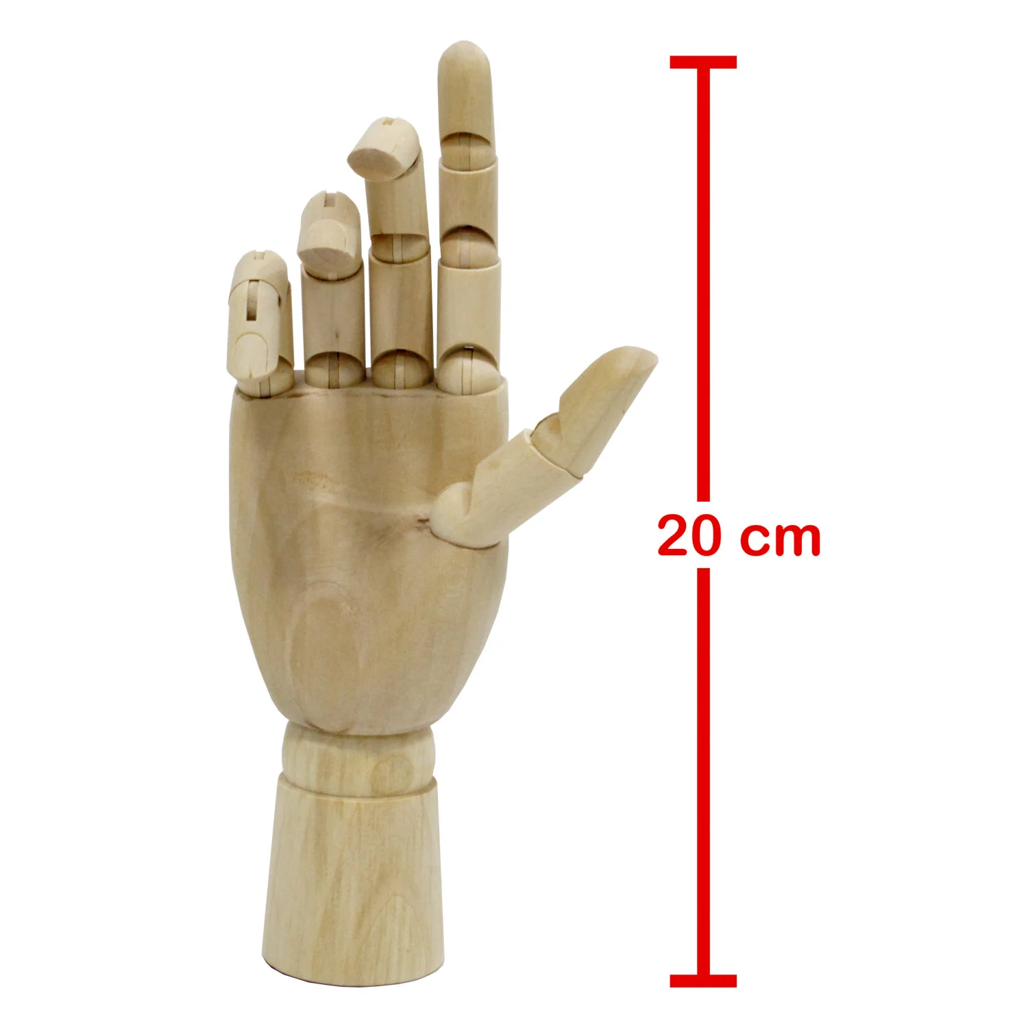 Mano Articulada de Madera 20 cm Arquipunto (Derecha)