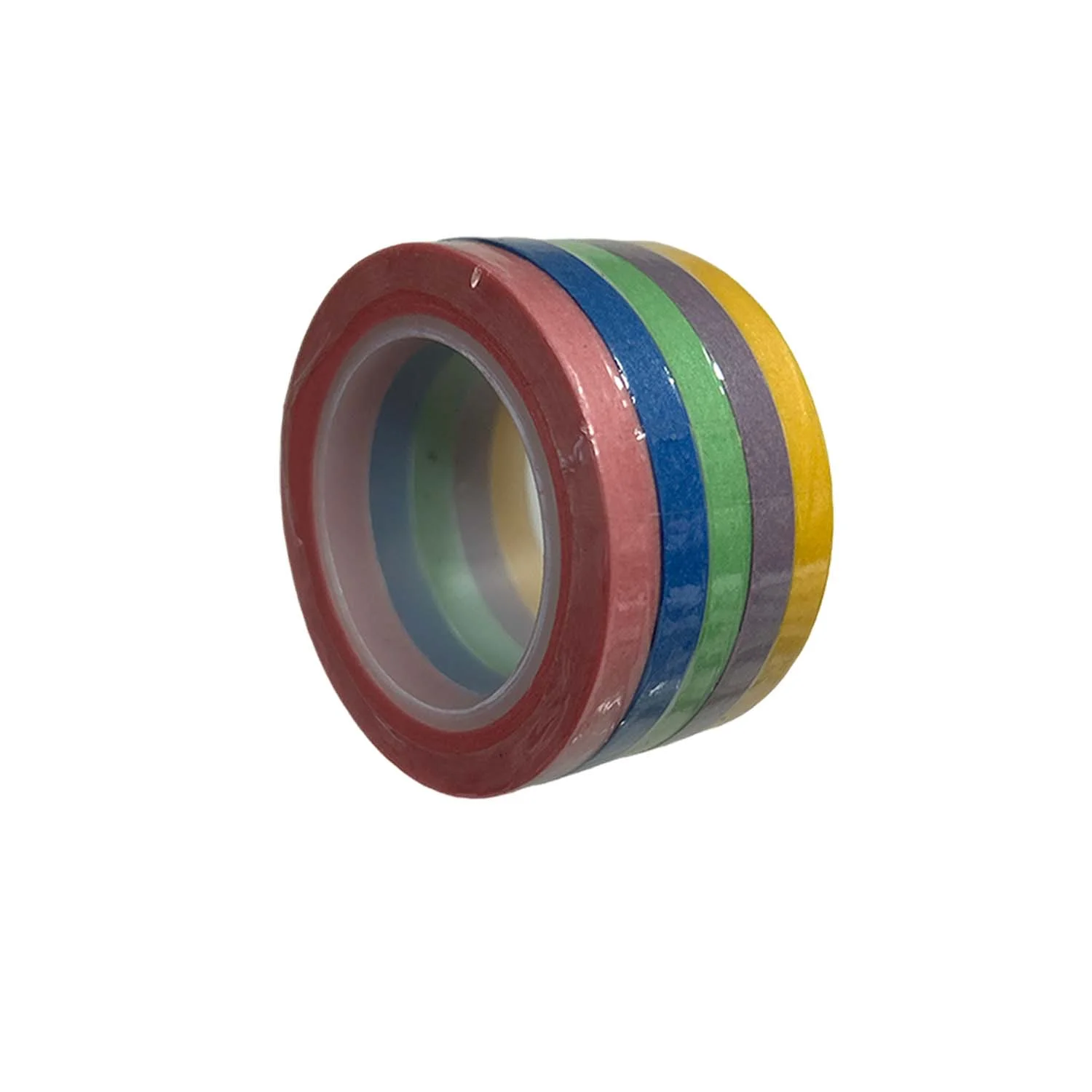 [CINTSOM006] Masking Tape 5 Colores Fino 5mm x 10mts