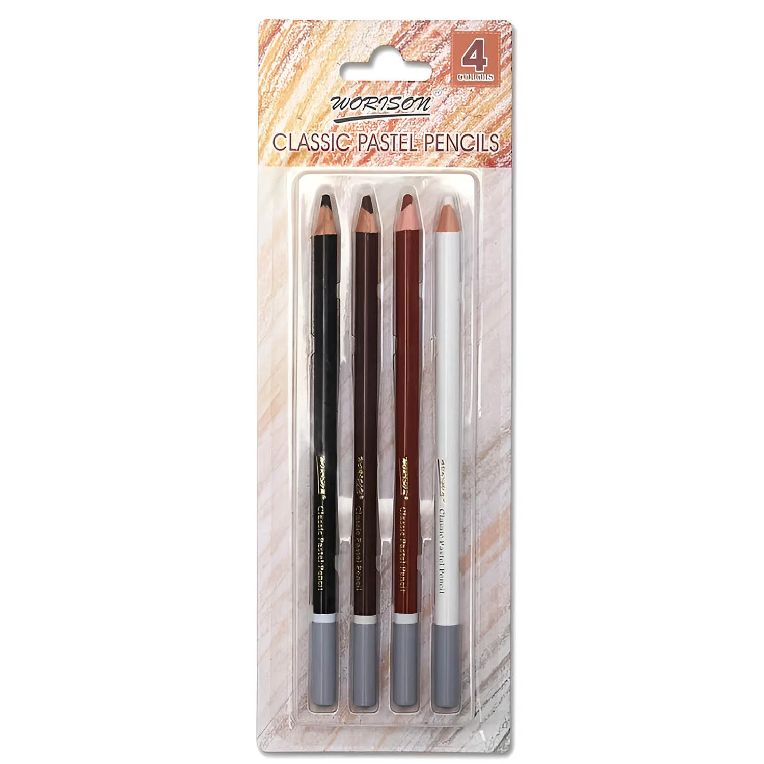 [PASL00922006SEP] Pastel Seco En Lapices 4 Tonos Clasicos