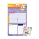 Pizarra Magnética Planner Adetec Diseño Juvenil