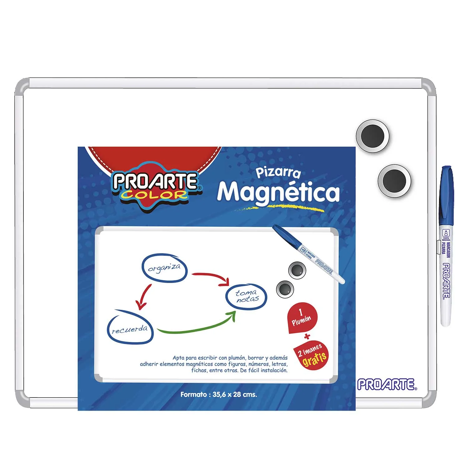 [25387-1] Pizarra Magnética Proarte 35.8x28cm