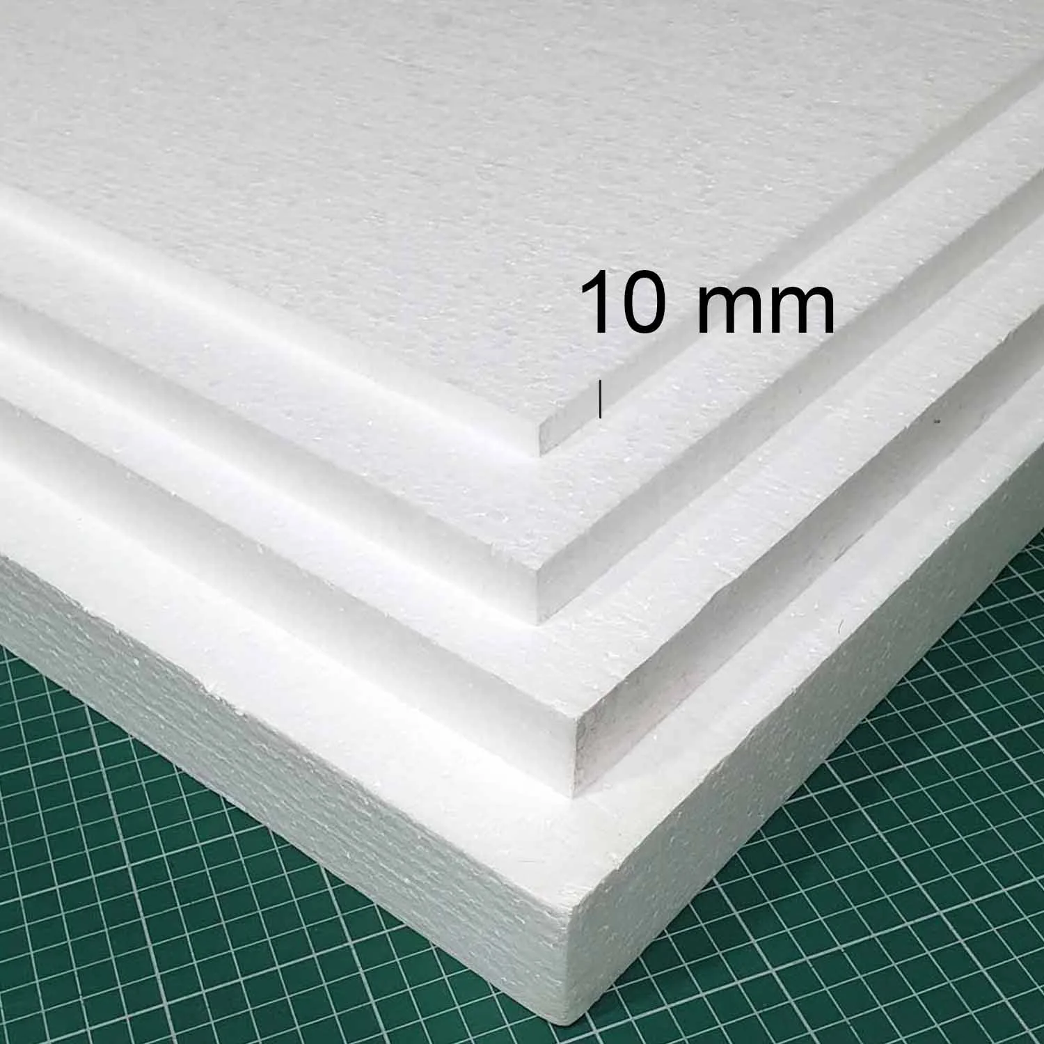 Plancha de Plumavit 50x100cm Alta Densidad 25kg/m3 10mm