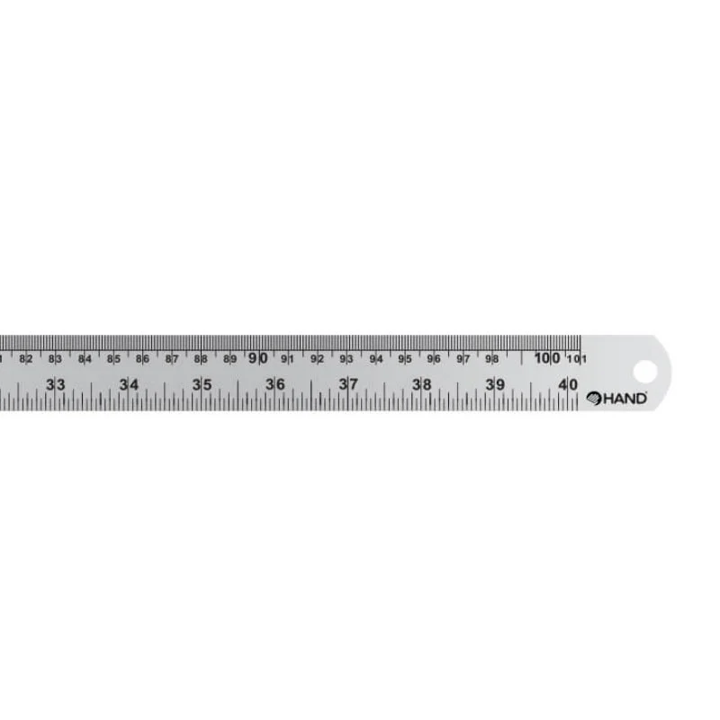 Regla Metálica Hand Plana de Acero Inoxidable 100cm