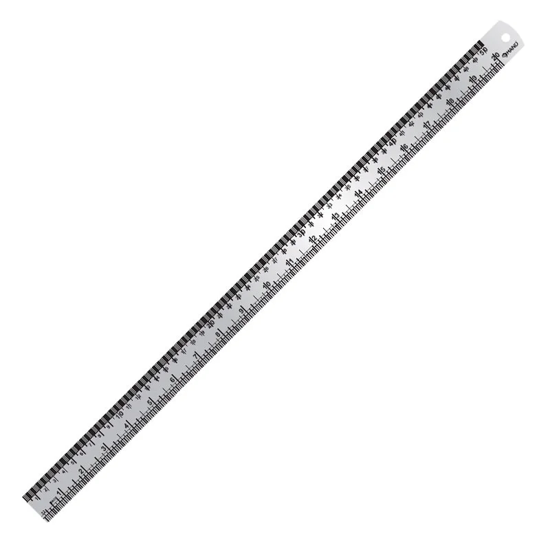 Regla Metálica Hand Plana de Acero Inoxidable 50cm