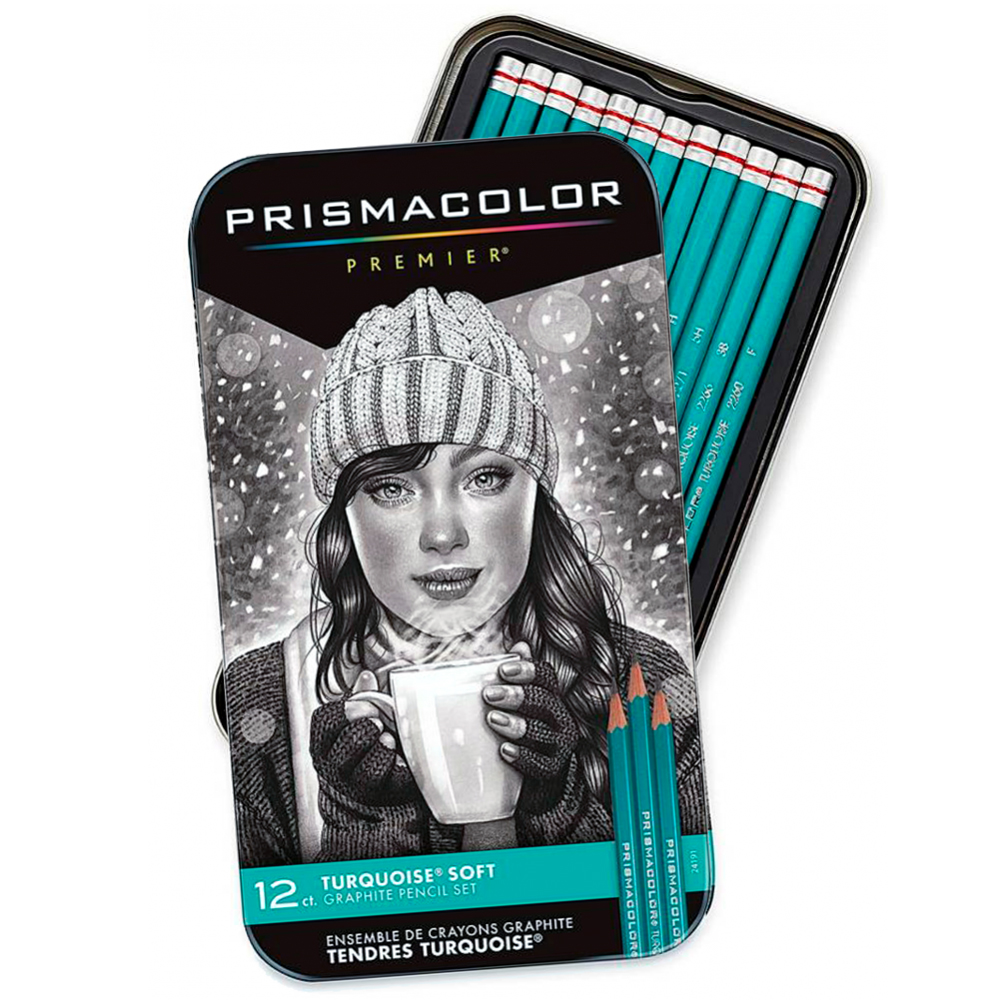 Set de Grafitos Prismacolor Turquoise (12 soft)