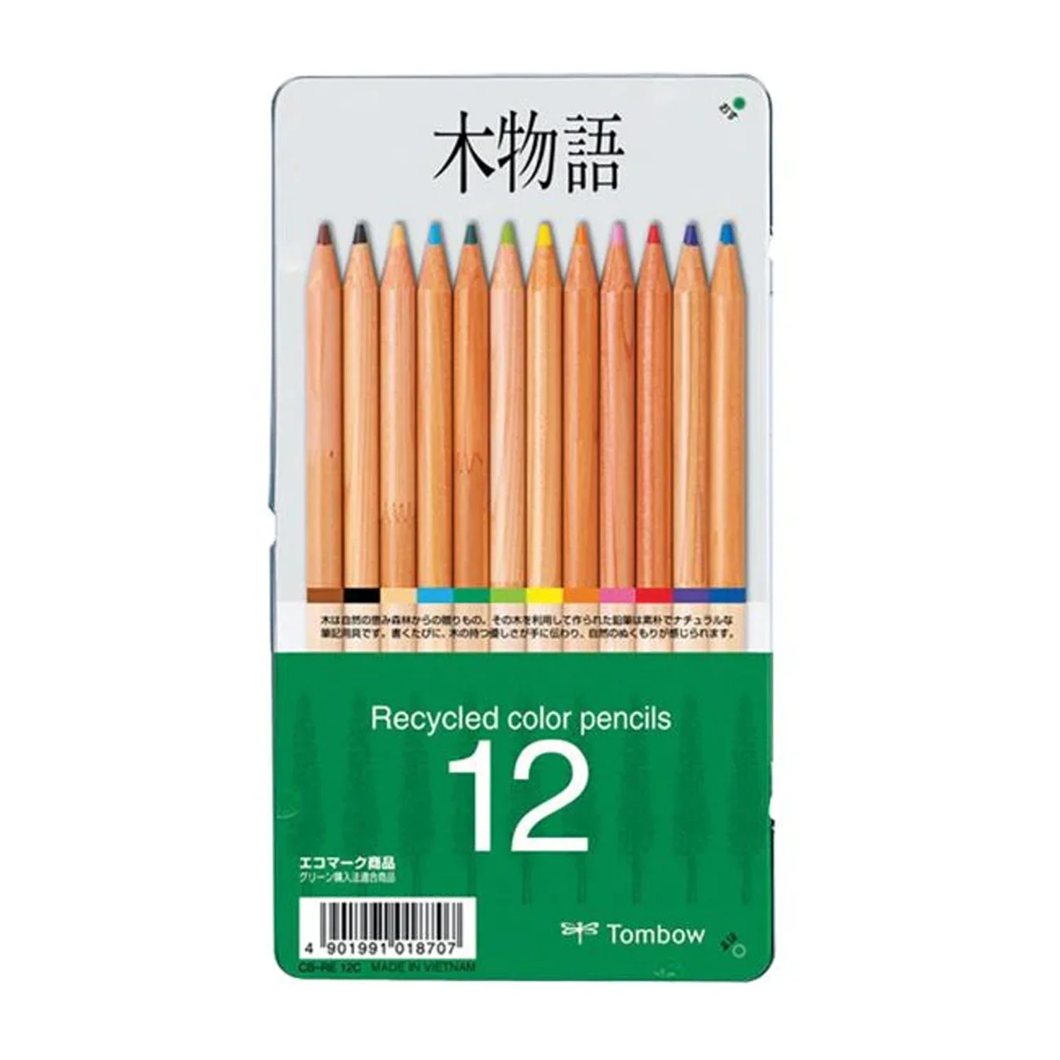 Set de Lápices Color Recycled Tombow (12 Colores)