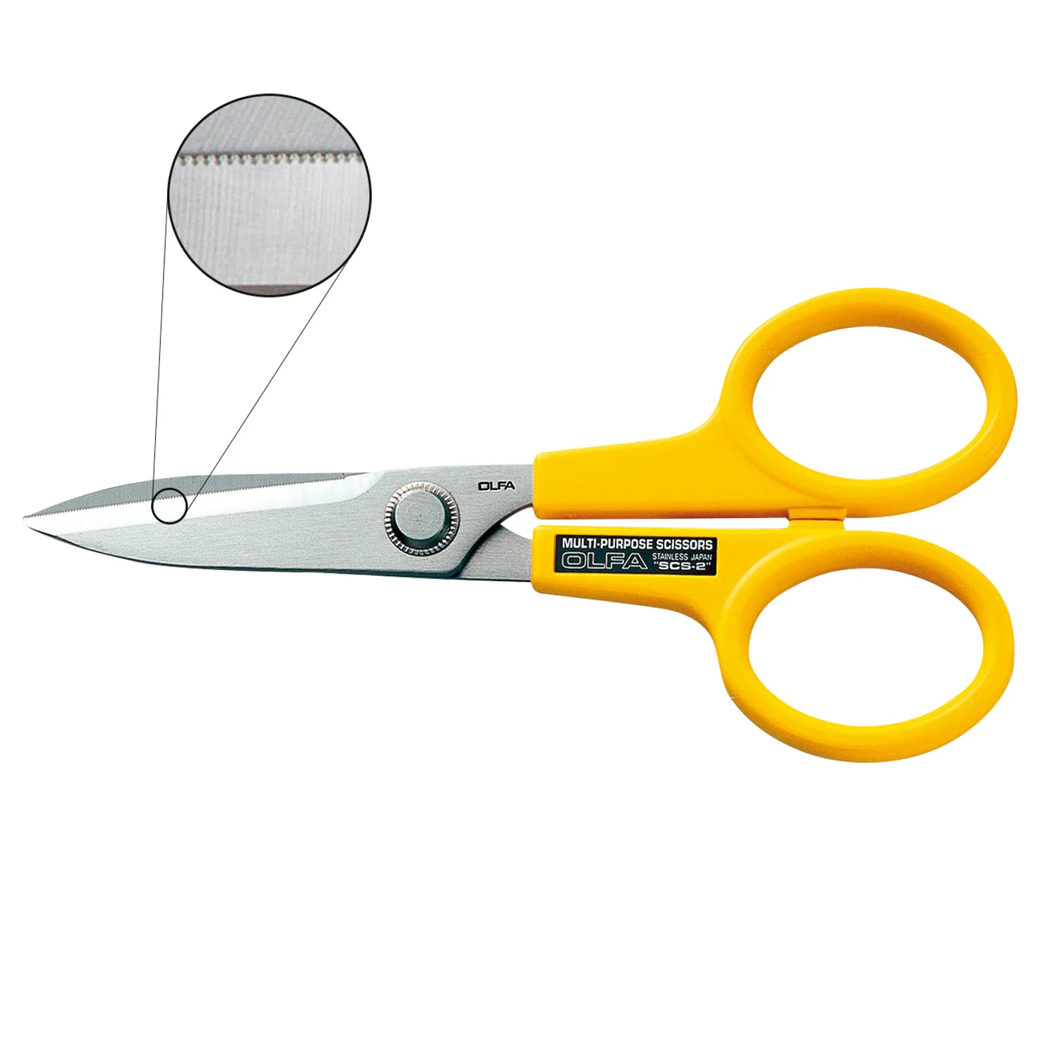 [SCS-2] Tijera microdentadas antideslizantes 173mm Olfa
