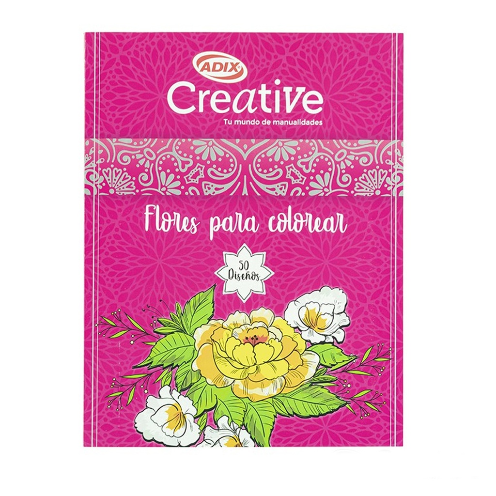 Libro de Flores Adix para Colorear