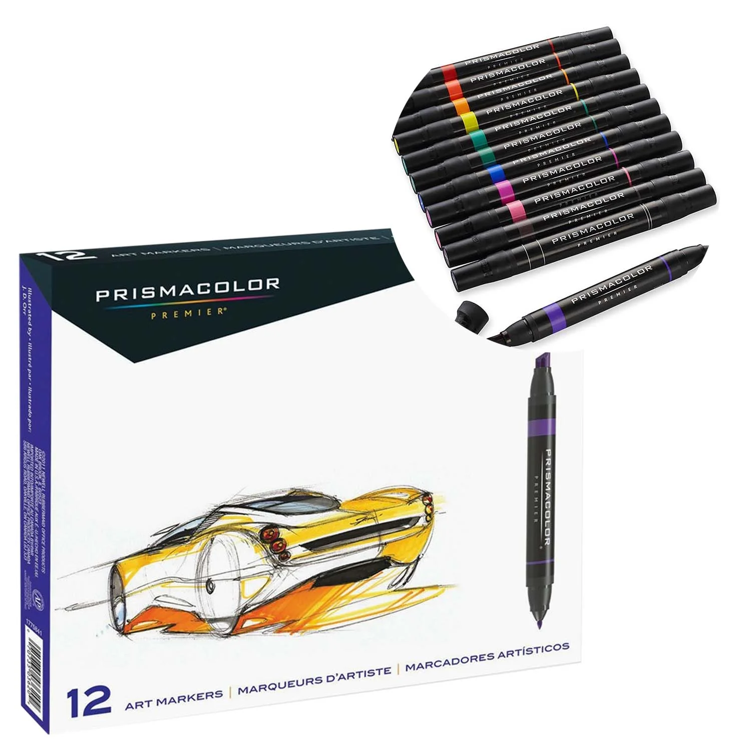 [P03620] Marcador Prismacolor Premier 12 Colores con Estuche