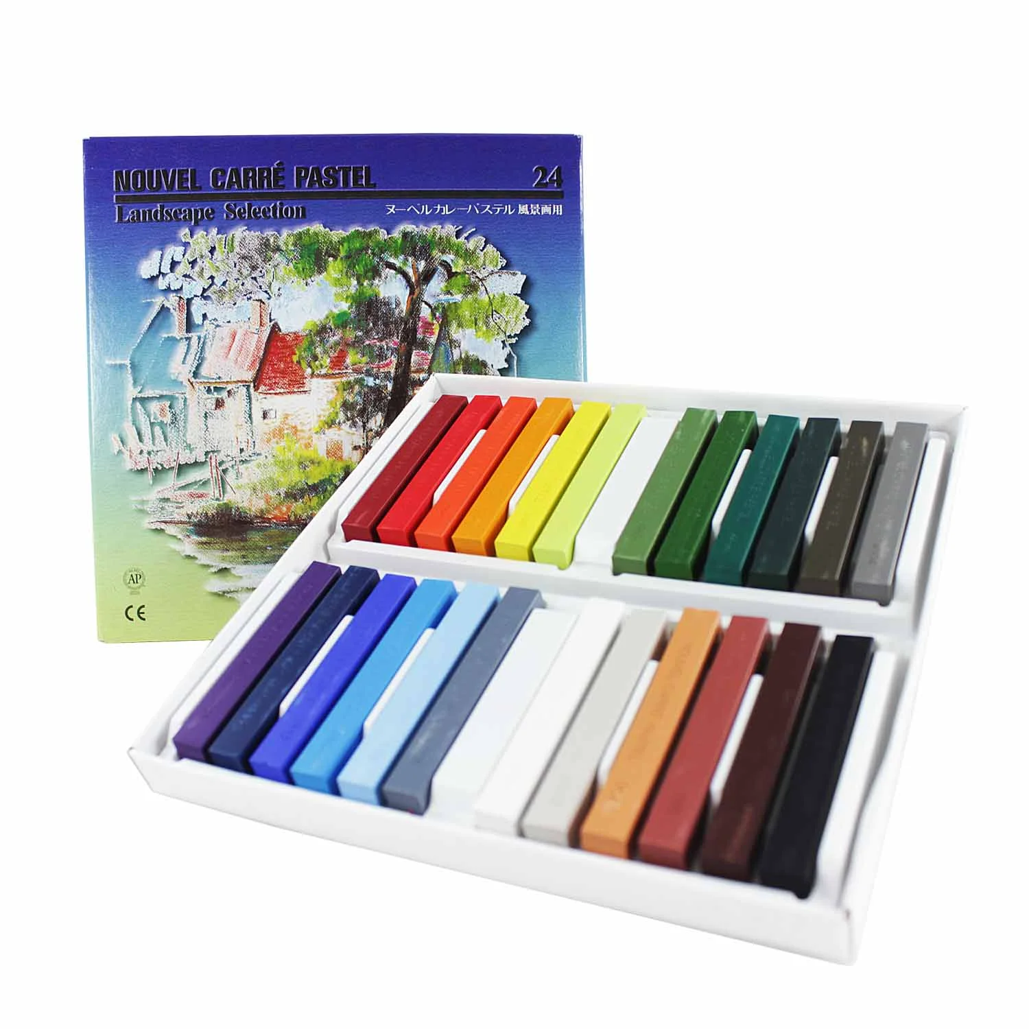 Pasteles Secos Nouvel Carre Sakura (24 Colores Paisaje)