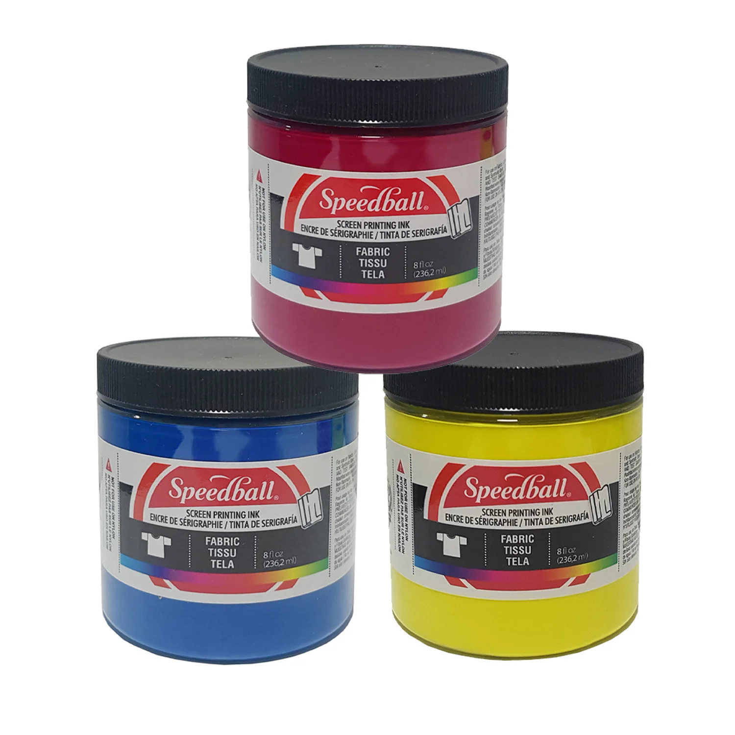 [45650] Pintura Serigráfica para TELAS Speedball 236ml Process CMY (Cyan Process)