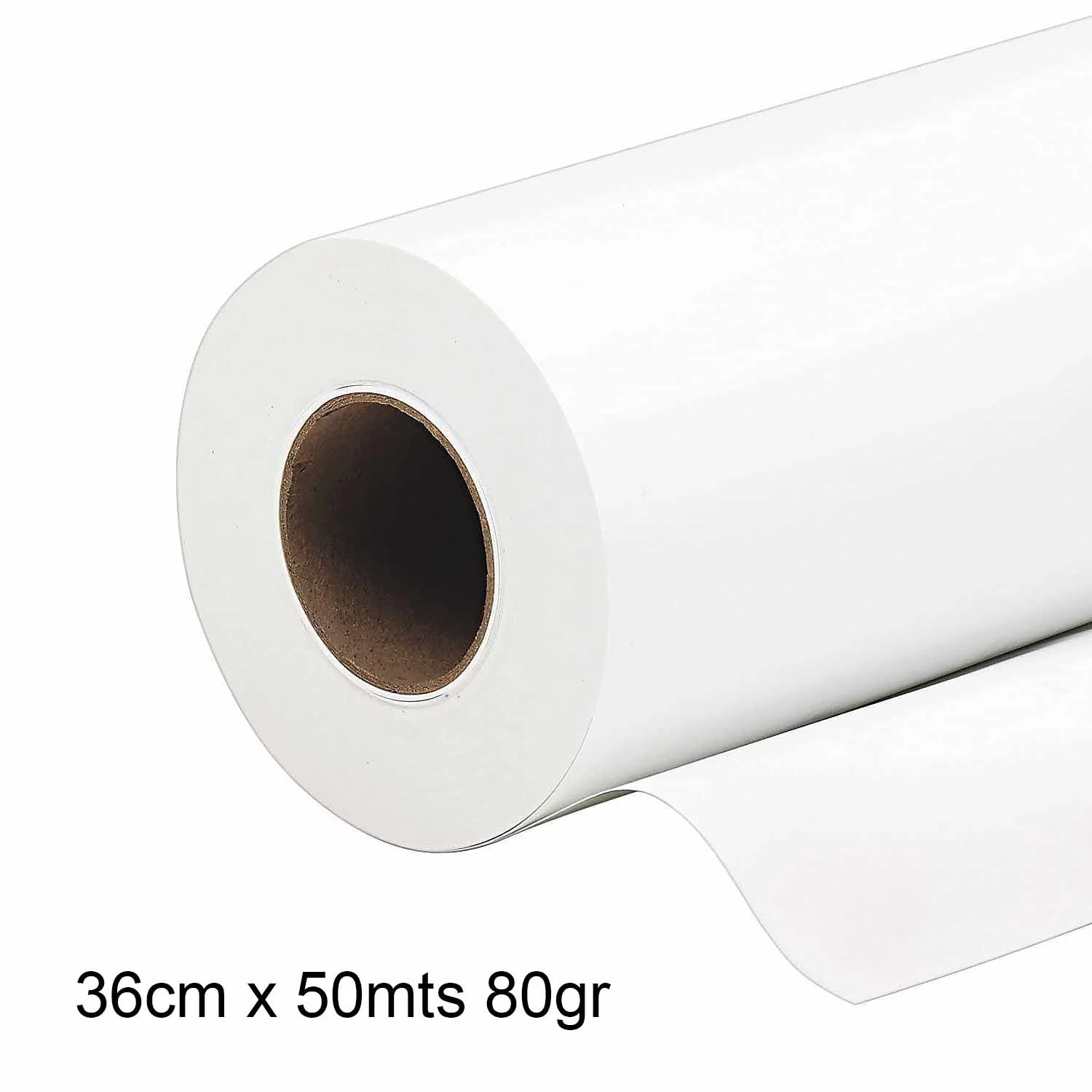 [ROPD03650080] Rollo Papel Bond Plotter 36cm x 50mts 80gr