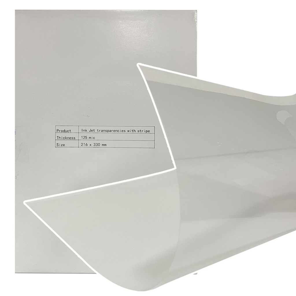 [TRA-IJ3321] Transparencia Ink-Jet para impresora Oficio 10und