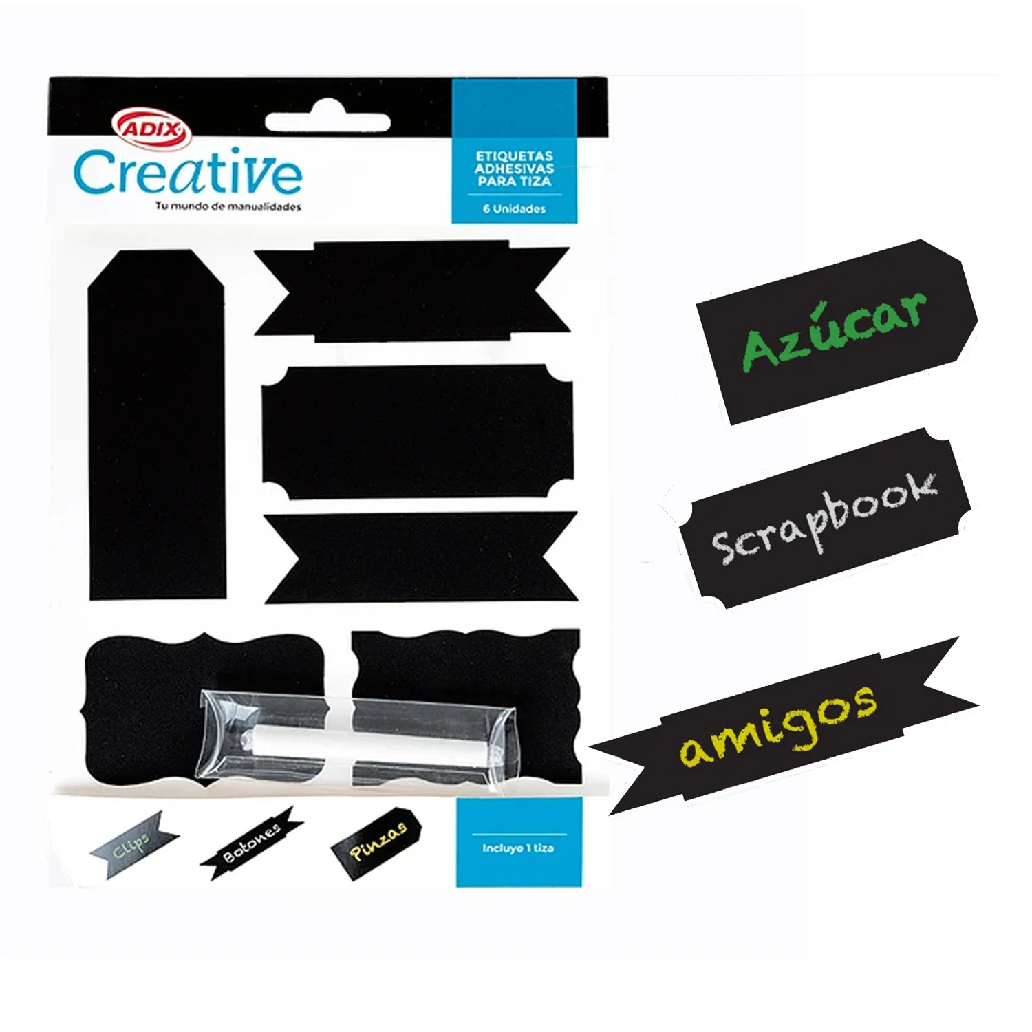 Etiqueta Adhesiva para Tiza Adix