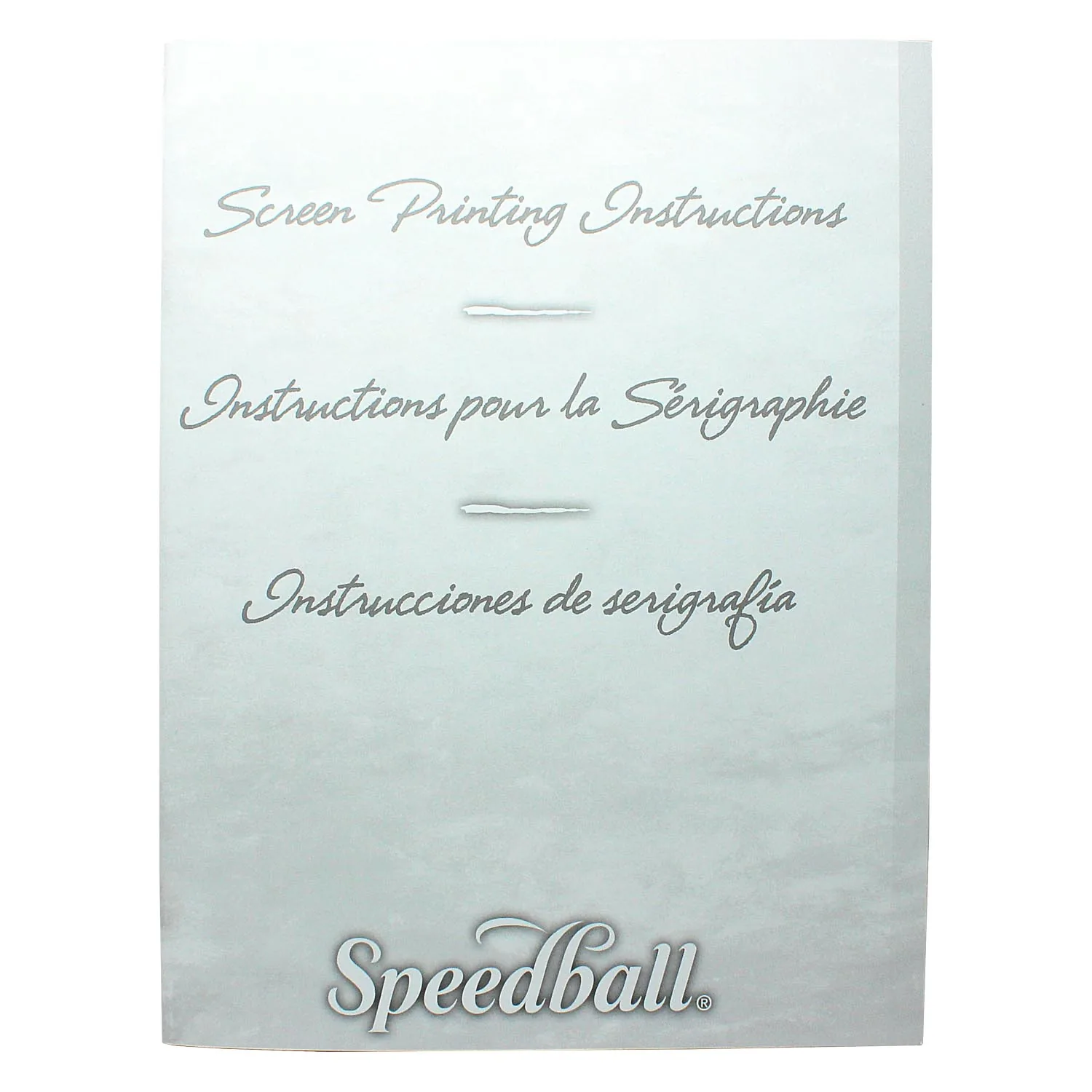 [4525] Instructivo para serigrafía Speedball