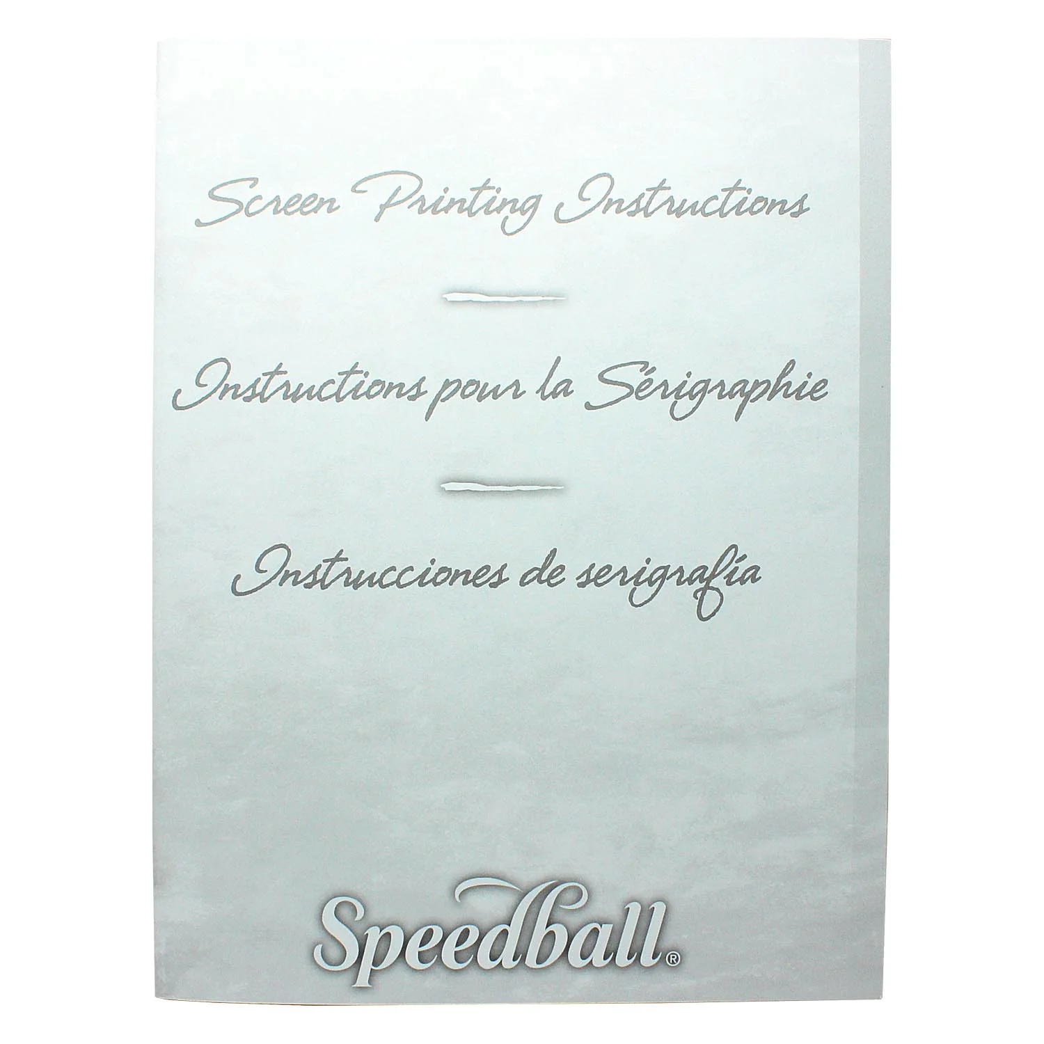Instructivo para serigrafía Speedball