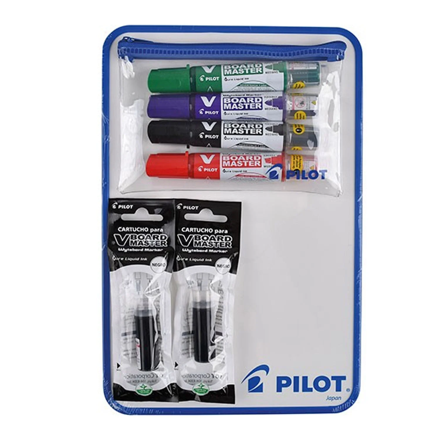 [SETBOARDVBM] Set Pizarra + Marcadores + Cartuchos Vboard Master