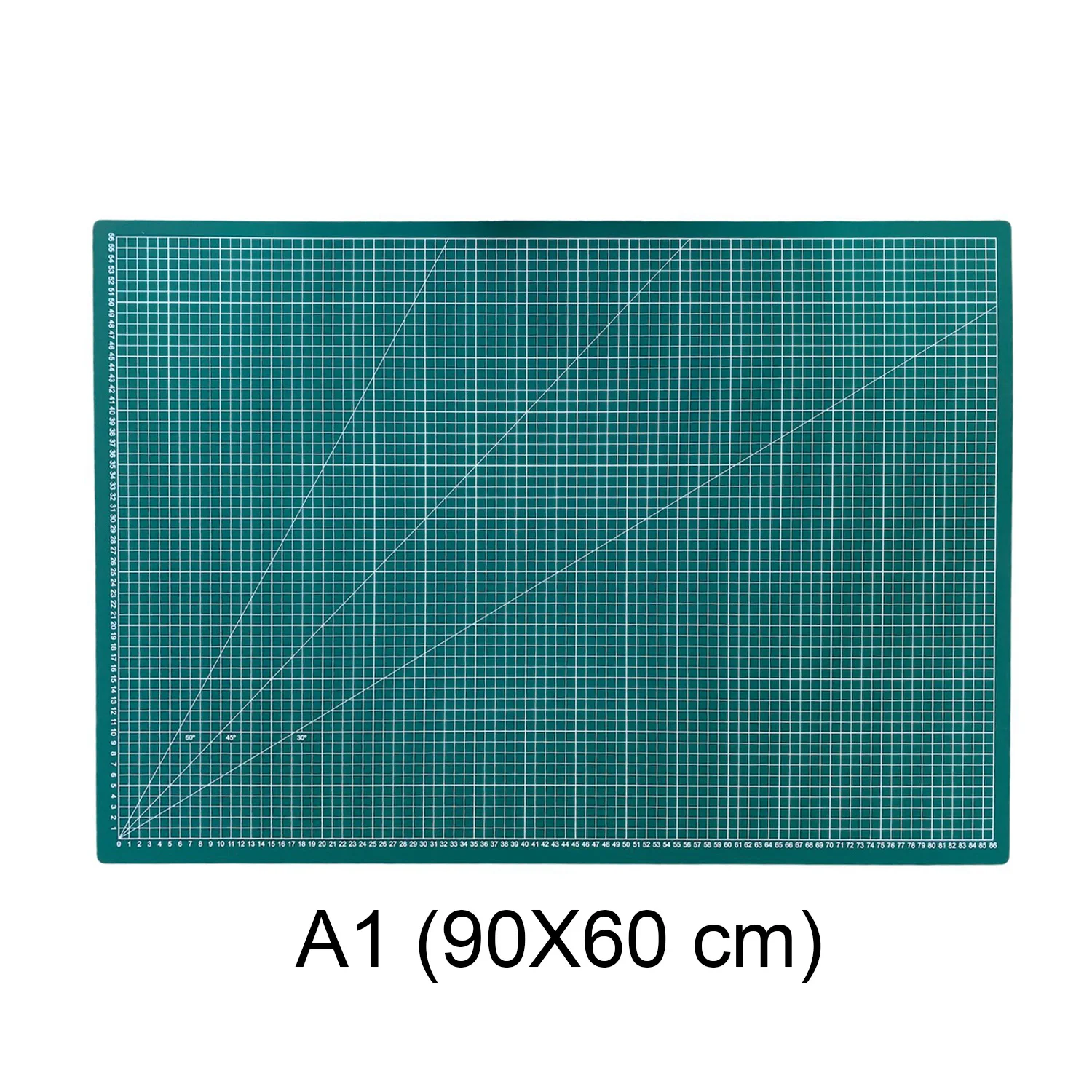 [BACO09060003VER] Base de Corte 90X60 cm (A1) Cuadriculada y con Ángulos (Verde)