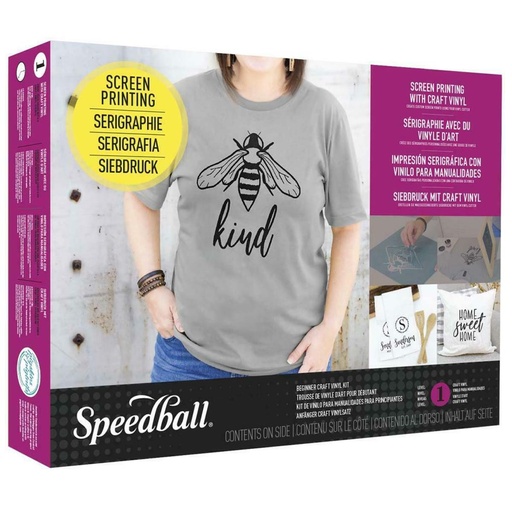 Kit de vinilo para manualidades de serigrafía para principiantes Speedball