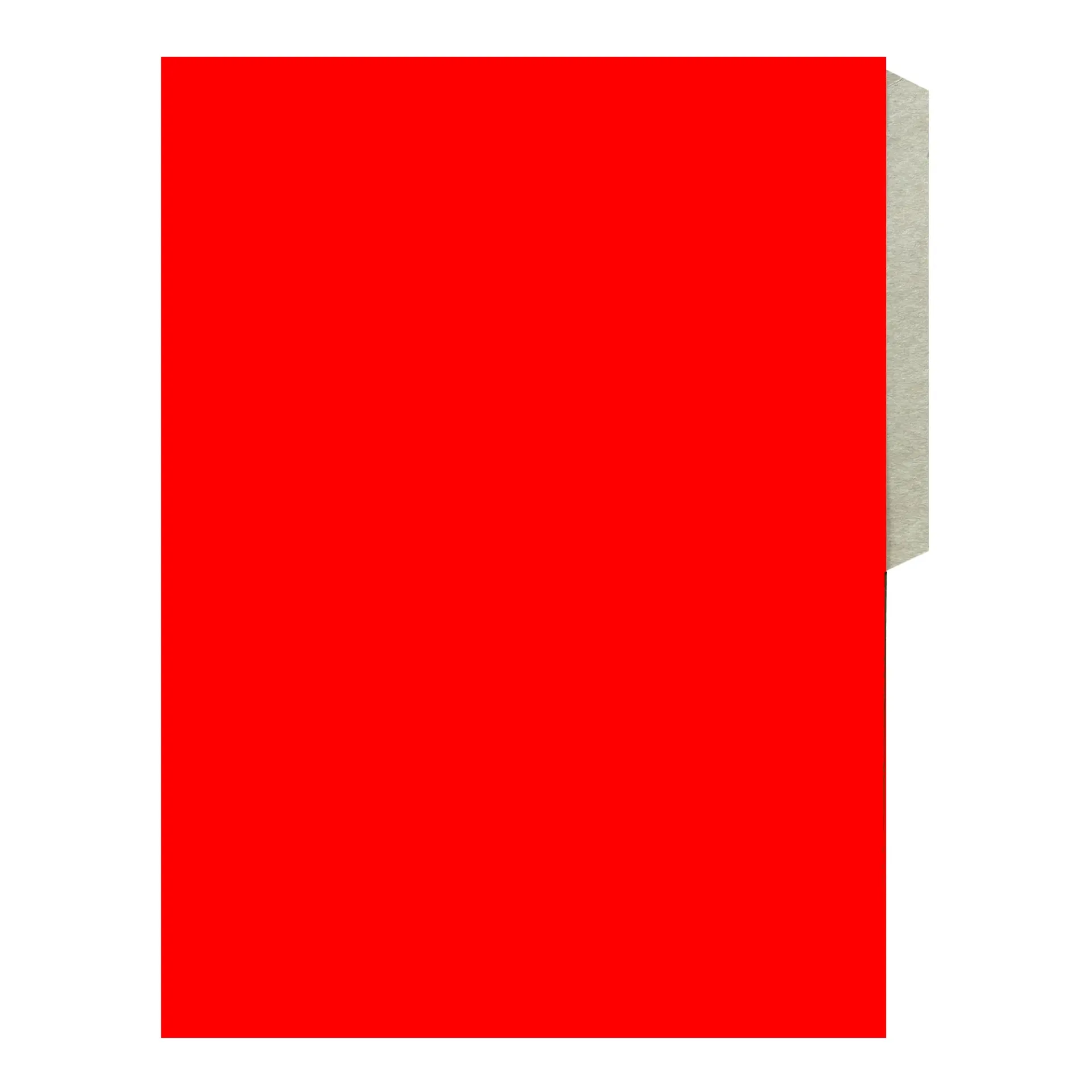 [#111-22] Carpeta de Cartón con Pestaña Colores Variados (Oficio) (Rojo)