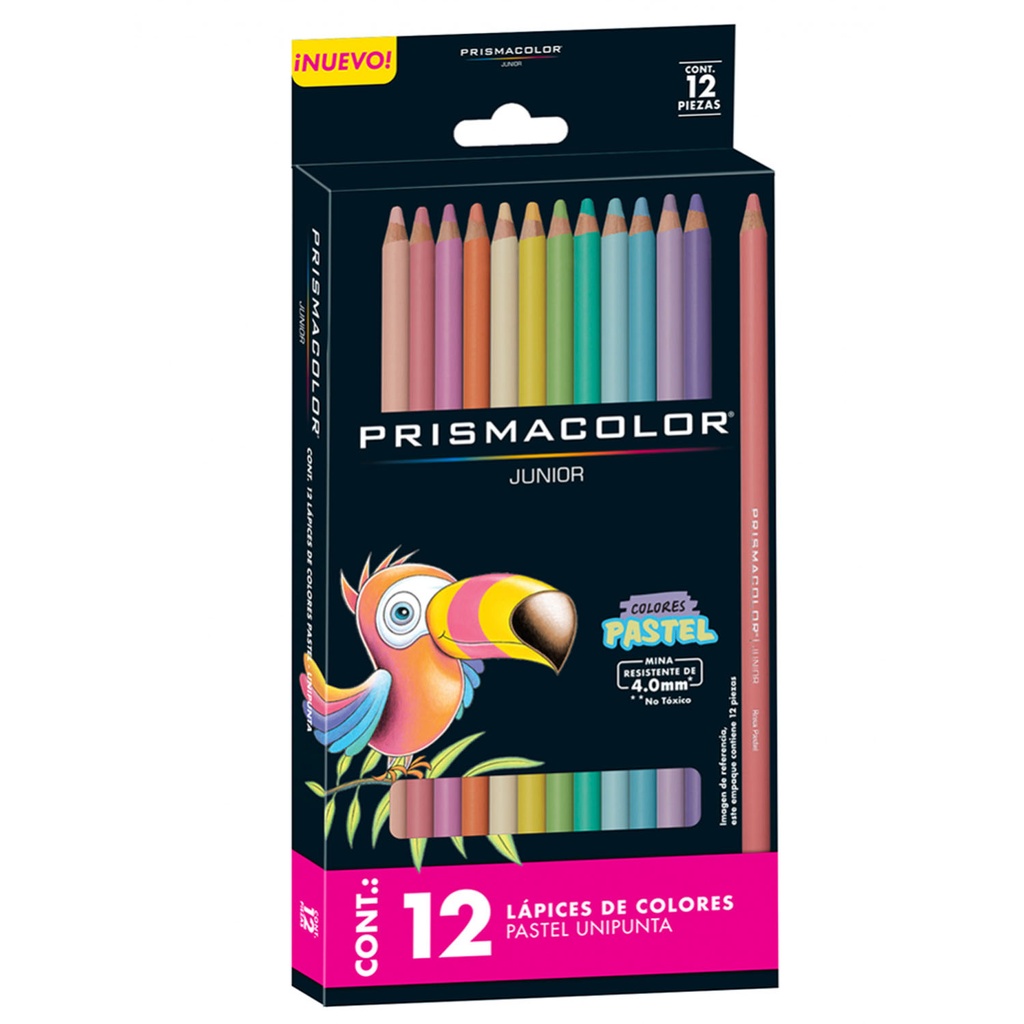 Lápices Prismacolor Junior 12 Colores Pastel