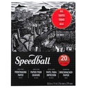 Block Papel Para Grabado Speedball 245gr 21.6x27.9cm 20hjs