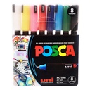 Marcadores Uni Posca 8 Colores 1MR 0.7mm