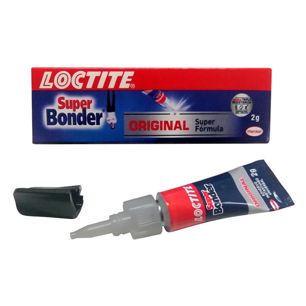 Adhesivo Super Bonder Loctite Instantáneo 2g