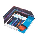 Block Cartulina Adix Diseño Galaxia 30x30cm 180gr. 24hj