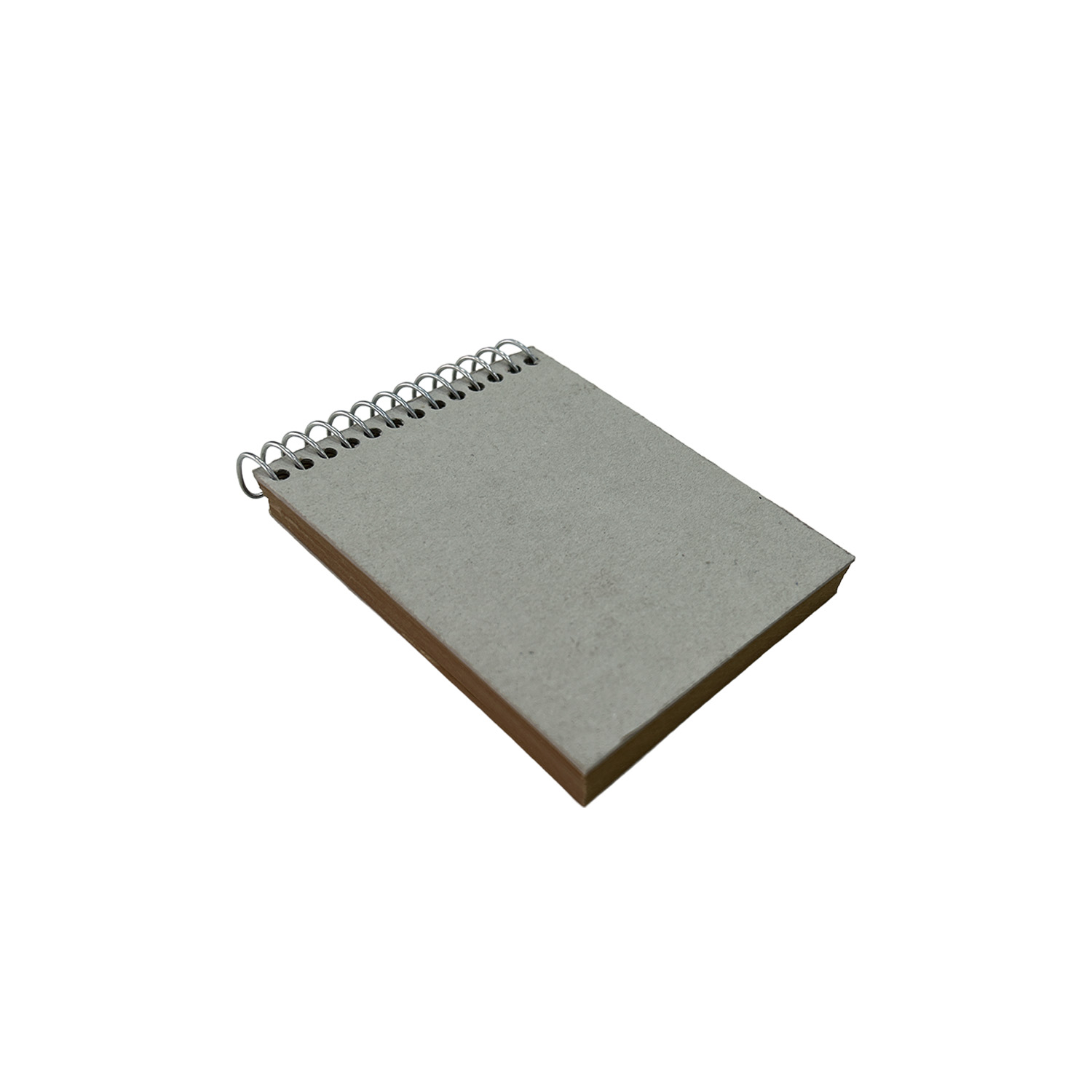 Croquera Papel Kraft Tapa Gris 10x8cm (1/8 Oficio) 100hj