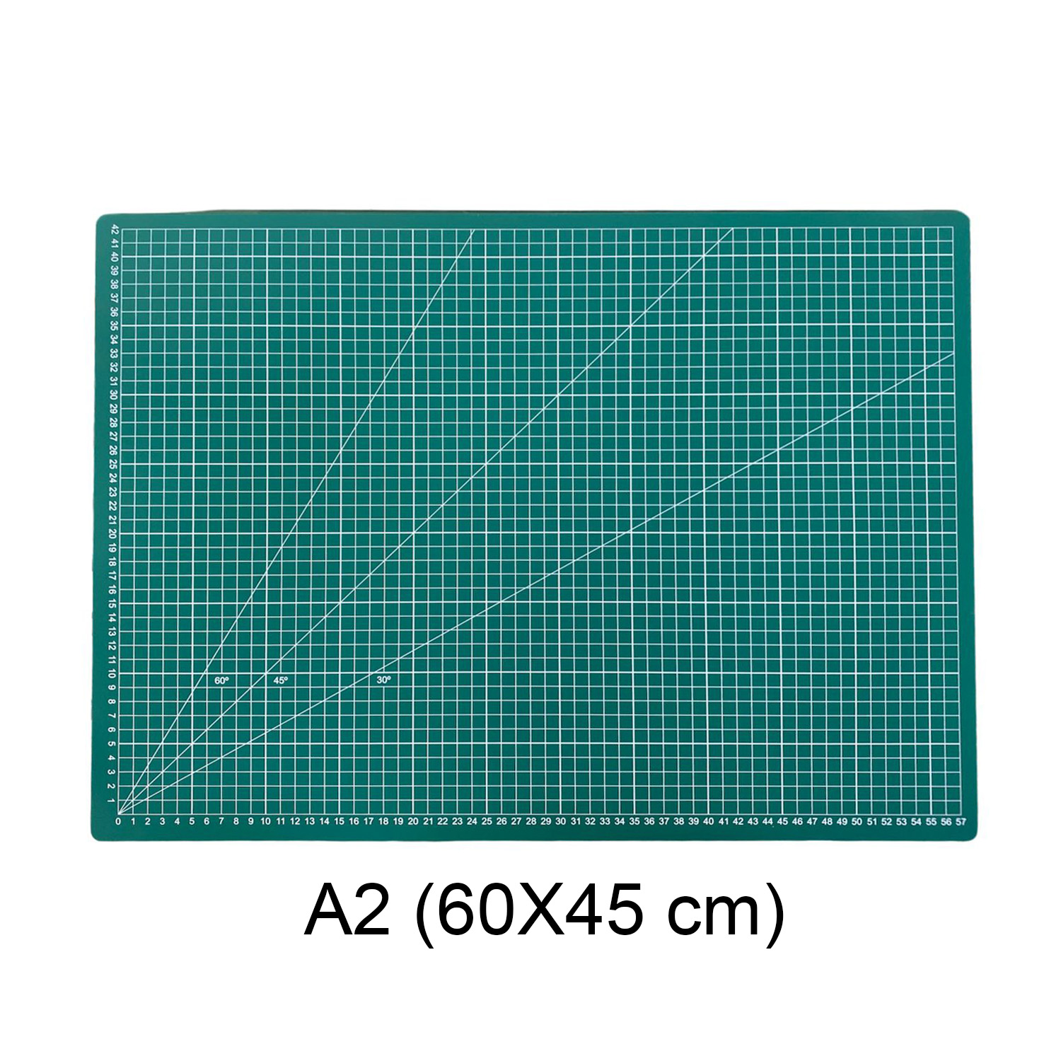 Base de Corte 60x45cm (A2) Cuadriculada y con Ángulos