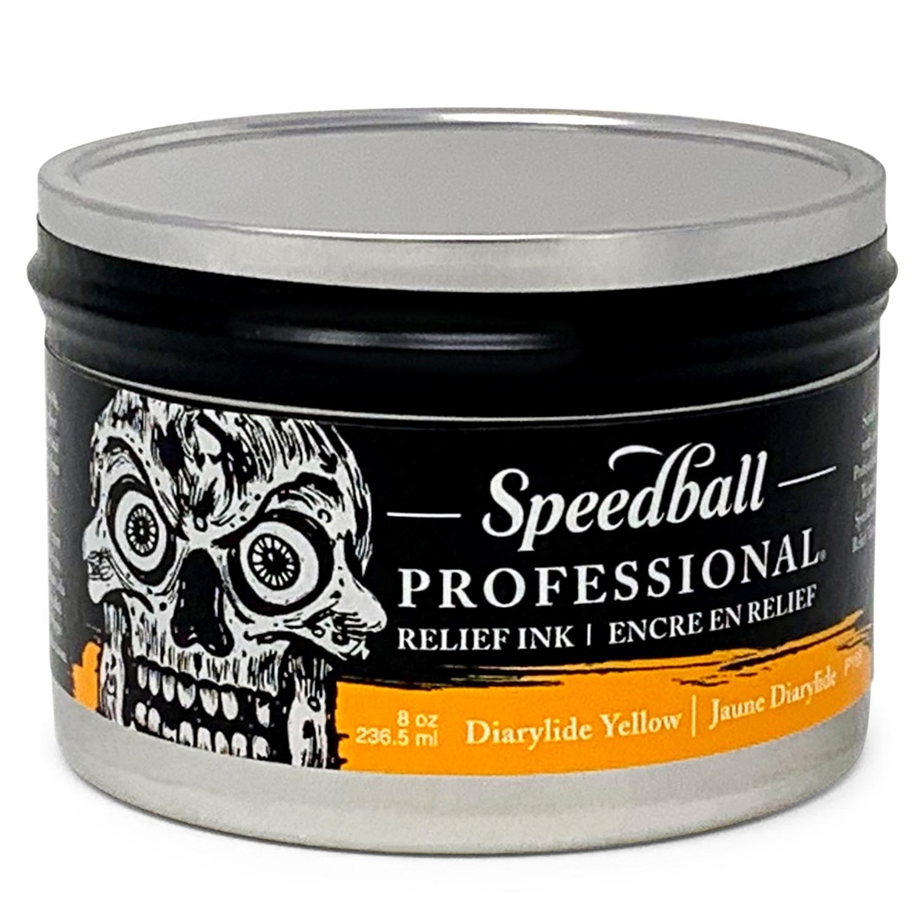 Tinta Relieve profesional Speedball Grabado Amarillo Diarilida236ml